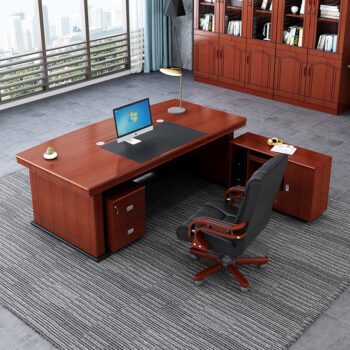 Boss Office L-shaped Imported Desk - Image 3