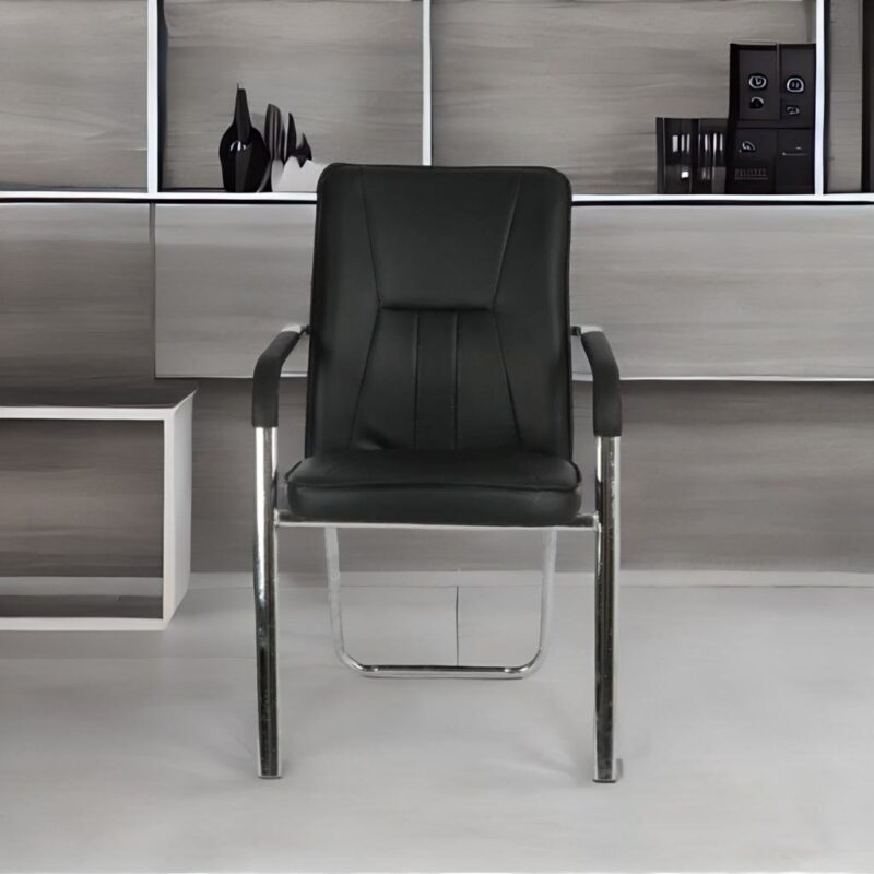 Visitor office chair fixed arms