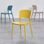 Nordic plastic dining chair