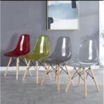 Clear eames chairs