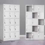 15-Lockers steel office storage cabinet