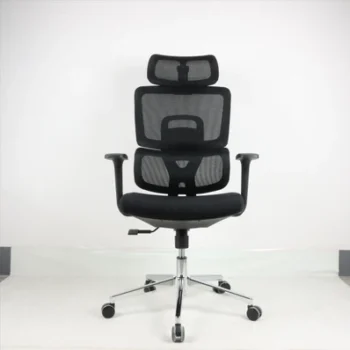 High-back orthopedic office seat