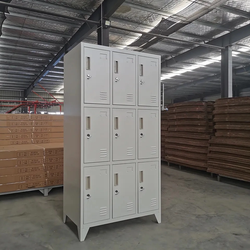 pl157433508-oem_odm_steel_storage_locker_staff_employee_hospital_school_use_wardrobe_9_door.webp 9 Locker steel office filling cabinet. - Image 1