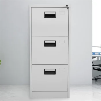 Three drawers steel office cabinet