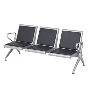 3-Seat PU Leather Waiting Room Chair - Image 2