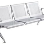 3-link heavy duty non-padded waiting bench