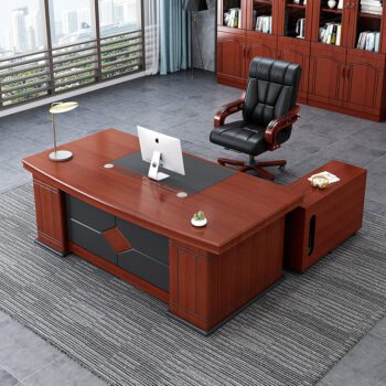 Boss Office L-shaped Imported Desk - Image 2