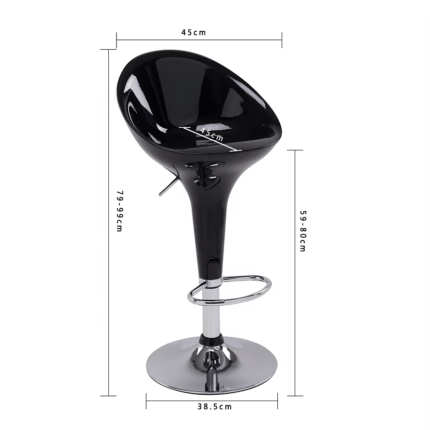Contemporary Design for Versatile Spaces Enhance your interior with the Swivel Plastic Counter Barstool, designed to bring a modern touch to any setting. To begin with, its sleek and minimalist design fits perfectly in kitchens, home bars, cafés, and commercial spaces. In addition, the clean lines and smooth plastic finish create a stylish look that complements both contemporary and casual interiors. 360-Degree Swivel Function Furthermore, this barstool features a smooth 360-degree swivel mechanism for added convenience and flexibility. As a result, users can turn easily without moving the entire stool. This makes it ideal for social spaces where interaction and mobility are important. Moreover, the swivel function enhances user comfort and accessibility. Durable Plastic Construction In terms of durability, the barstool is crafted from high-quality plastic that is designed for long-lasting use. It resists wear, moisture, and everyday damage, making it suitable for both indoor and semi-outdoor environments. Additionally, the sturdy frame provides reliable support while maintaining a lightweight structure for easy movement. Comfortable and Supportive Seating In addition, the ergonomically shaped seat is designed to provide comfort during extended sitting. The curved design supports the body naturally, while the smooth surface ensures a pleasant seating experience. As a result, it is ideal for both quick meals and longer gatherings. Stable Base with Footrest Moreover, the barstool includes a strong and stable base that enhances safety during use. The integrated footrest adds extra comfort by supporting your legs and improving posture. Consequently, users can sit more comfortably for longer periods without strain. Easy to Clean and Maintain Similarly, the plastic surface is easy to clean and maintain. A quick wipe removes dust, spills, or stains, making it perfect for busy environments such as kitchens and cafés. Therefore, it helps keep your space looking neat and hygienic with minimal effort. Perfect for Home and Commercial Use Finally, the Swivel Plastic Counter Barstool is a practical and stylish seating solution for a variety of spaces. It combines modern design, durability, and comfort in one functional piece. Ultimately, it is a smart choice for anyone looking to upgrade their seating with a versatile and easy-to-maintain barstool.