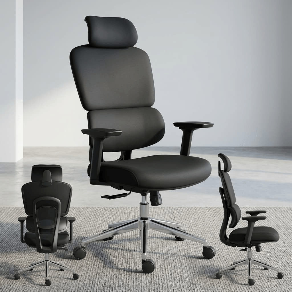 Orthopedic Office Chair Full Fabric Orthopedic Office Chair - Image 1